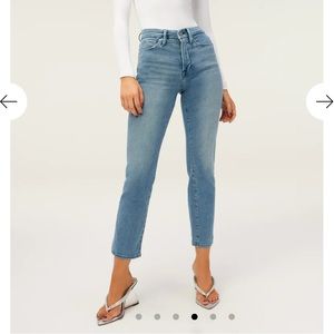 Good American Good Straight Jeans, Size 12/31